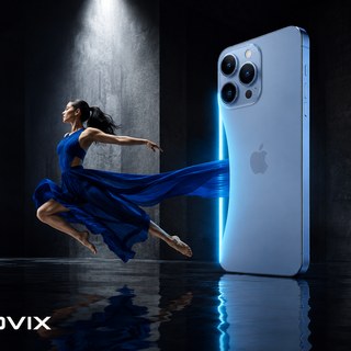 Campaña Renovix — bailarina y iPhone en movimiento